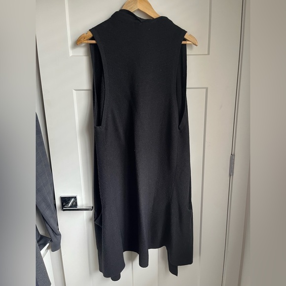 H&M Basic Sweater Maxi Vest with Pockets - Picture 2 of 3